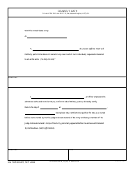 Document preview: DA Form 3497 Counsel's Oath