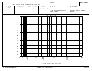 Document preview: DA Form 5384 Water Flow Test