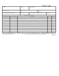 DA Form 2408-22 Helmet and Attached Equipment Inspection/Maintenance Record