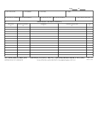 Document preview: DA Form 2408-24 Survival Kit/Vest Inspection and Maintenance Record