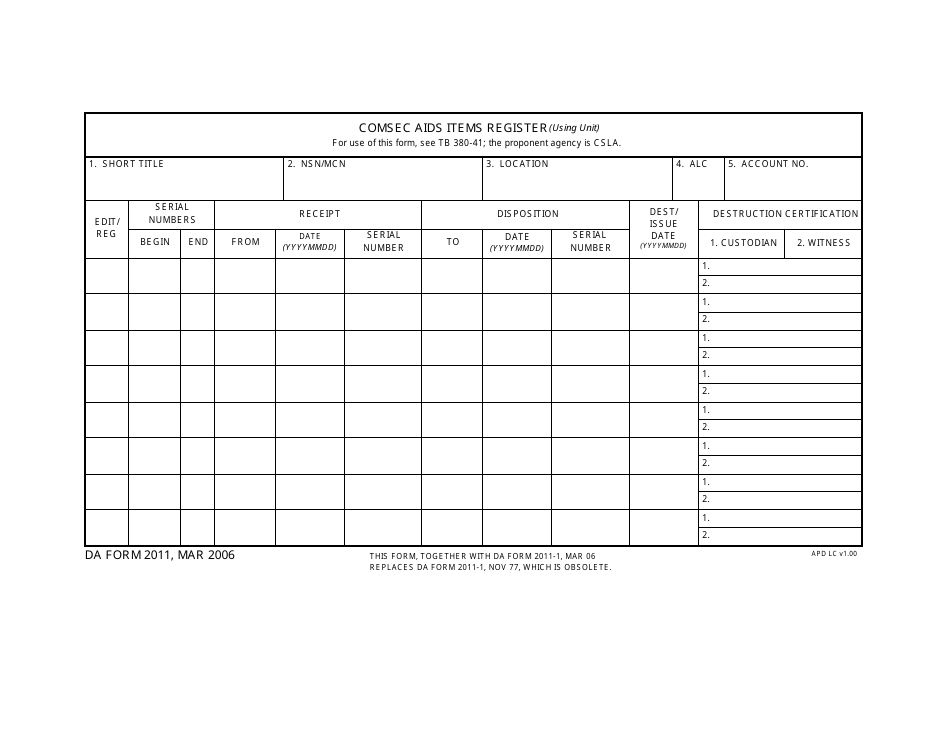 DA Form 2011 Fill Out Sign Online And Download Fillable PDF da-form-2011-fill-out-sign-online-and-download-fillable-pdf