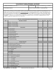 DA Form 5441-10 Evaluation of Clinical Privileges - Psychiatry