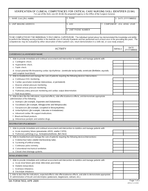 Nursing Competency Assessment Template PDF Template