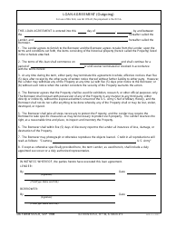 Document preview: DA Form 5575-r Loan Agreement (Outgoing)
