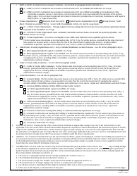 DA Form 2099 Contract for Sale of Utilities and Related Services, Page 2