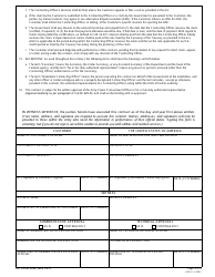 DA Form 2099 Contract for Sale of Utilities and Related Services, Page 4
