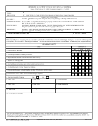 Document preview: DA Form 7595-2-4 Measure a Patient's Pulse Oxygen Saturation
