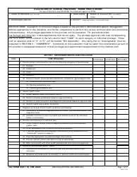 DA Form 5441-16 Evaluation of Clinical Privileges - Nurse Practitioner