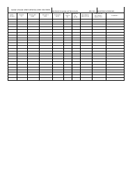 DA Form 3023 Gage Record, Page 2