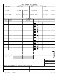Document preview: DA Form 7663-R Crew Gunnery Roll-Up Sheet