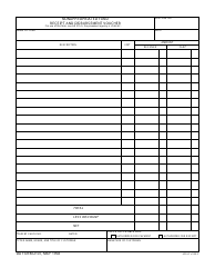 Document preview: DA Form 2107 Nonappropriated Fund - Receipt and Disbursement Voucher