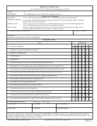 Document preview: DA Form 7595-3-4 Initiate a Saline Lock