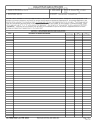 DA Form 5441-22 Evaluation of Clinical Privileges