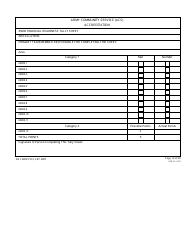 DA Form 7513 Army Community Service (Acs) Accreditation Score Sheet, Page 10