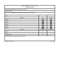 DA Form 7513 Army Community Service (Acs) Accreditation Score Sheet, Page 13