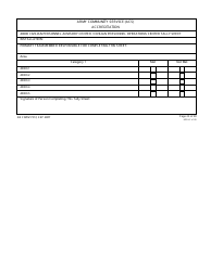DA Form 7513 Army Community Service (Acs) Accreditation Score Sheet, Page 23
