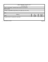 DA Form 7513 Army Community Service (Acs) Accreditation Score Sheet, Page 7