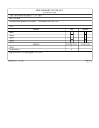 DA Form 7513 Army Community Service (Acs) Accreditation Score Sheet, Page 9