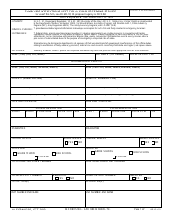 Document preview: DA Form 5192 Family Identification Sheet for a Child Receiving Service
