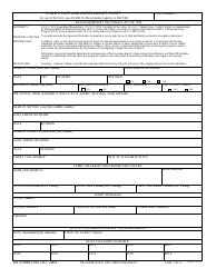 Document preview: DA Form 5193 Child's Face and Whereabouts Sheet