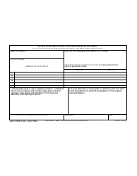 Document preview: DA Form 3705 Receipt for Outpatient Treatment/Dental Records