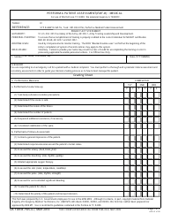 Document preview: DA Form 7595-4-7 Perform a Patient Assessment (Emt-B): Medical
