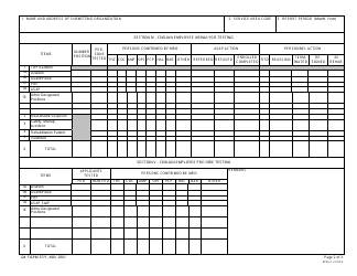 DA Form 3711 Army Substance Abuse Program (Asap) Resource and Performance Report (Rapr), Page 2