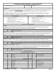 Document preview: DA Form 5440-11 Delineation of Clinical Privileges-Psychology
