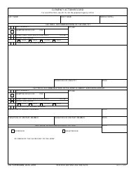 DA Form 1307 Download Fillable PDF, Individual Jump Record | Templateroller