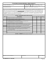 Document preview: DA Form 5441-37 Evaluation of Clinical Privileges - Speech Pathology