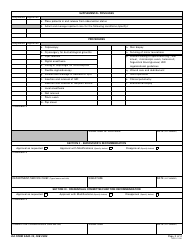 DA Form 5440-16 Delineation of Clinical Privileges - Nurse Practitioner, Page 2