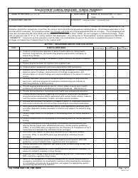 DA Form 5441-38 Evaluation of Clinical Privileges - Clinical Pharmacy