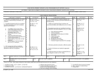 DA Form 4841-R Child Development Services (Cds) Program/Facility Report, Page 17