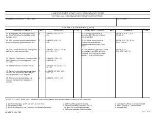 DA Form 4841-R Child Development Services (Cds) Program/Facility Report, Page 2