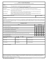 Document preview: DA Form 7595-5-8 Apply a Long Spine Board