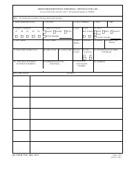 DA Form 7736 Marksman/Observer Individual Observation Log