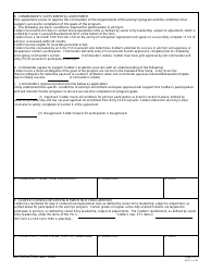 DA Form 7596 E Army U Participation Agreement, Page 3