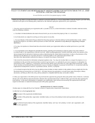 DA Form 5678-R Policy Statement and Memorandum of Understanding for Participation in the U.S. Army Potential Contractor Program