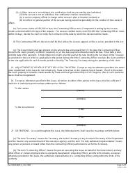 DA Form 4881-5 Agreement for the Lease of US Army Materiel, Page 4