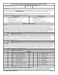 DA Form 5440-34 Delineation of Clinical Privileges - Behavioral Health Practitioner