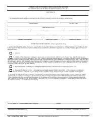 Document preview: DA Form 5328 Bona Fide Dependent Declaration (Civilian)