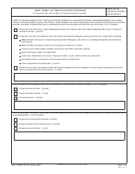 Document preview: DA Form 7419-3 Army Family Action Plan (Afap) Program