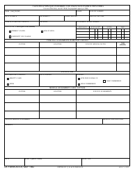Document preview: DA Form 2673-R Classification Questionnaire for Enlisted Retained Personnel
