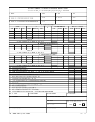 Document preview: DA Form 7301-R Officer Service Computation for Retirement