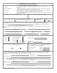Document preview: DA Form 7303 Donor/Recipient History Interview