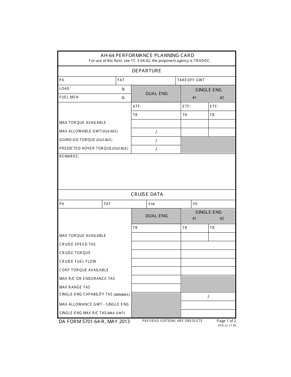 DA Form 5701-64-R - Fill Out, Sign Online and Download Fillable PDF ...
