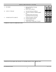 DA Form 5458 Shower/Decontamination Point Inspection, Page 2