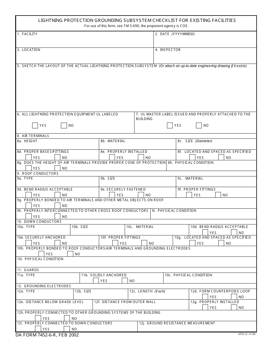 DA Form 7452-6-R - Fill Out, Sign Online and Download Fillable PDF | Templateroller