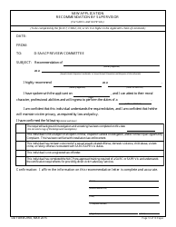 DD Form 2950 Sexual Assault Advocate Certification Program (D-Saacp) for New Applicants, Page 12