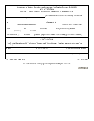 DD Form 2950 Sexual Assault Advocate Certification Program (D-Saacp) for New Applicants, Page 7
